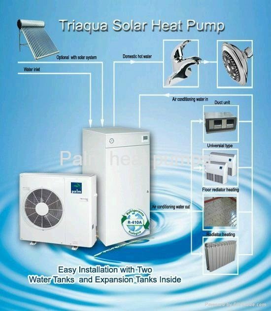 heating,air conditioning+D.H.W heat pump 4