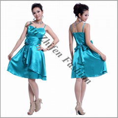 Elegant design hot sale short evening dress factory made in China