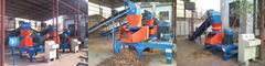 Biomass briquette press