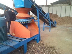 Biomass briquette press