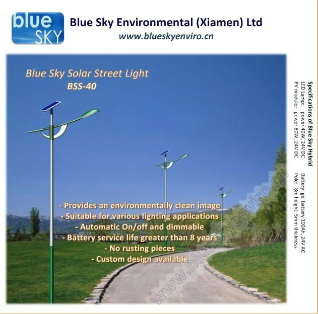 LED solar streetlight