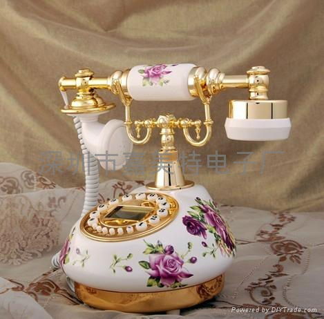  陶瓷仿古电话机