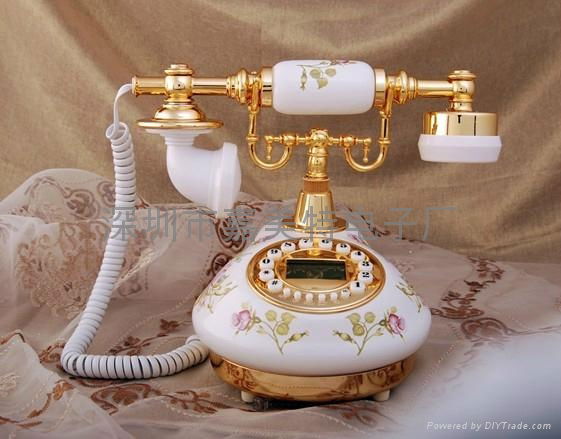  陶瓷仿古电话机 2