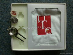 in stock golf towel set 