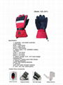 Outdoor heated sport gloves 2