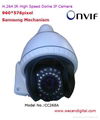 H.264 Mini High Speed  Infrared Dome IP Camera