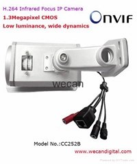 H.264 2Megapixel Outdoor Infrared IP Camera with Vari Focal Lens