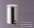 Stainless steel rounded lid trash can 1