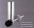 Stainless steel straight body toilet brush