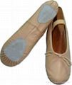 Canvas ballet shoes of full sole 1