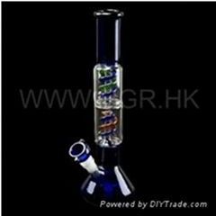 GLASS BONGS, WATERPIPES, PERCULATOR-RGR-383B(BLUE)