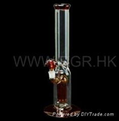 GLASS BONGS, WATERPIPES, PERCULATOR-RGR-10803(AMBER)