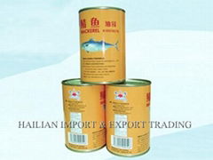 canned mackerel in brine