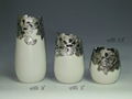 Silver Electrogilding Ceramic Vases 1