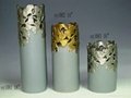 Noble Golden Ceramic Flower Vases 2
