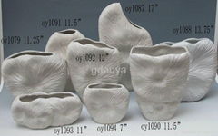 Good Looking White Ceramic Vases