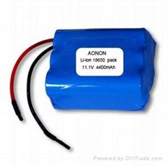 11.1V 4400MAH li ion battery pack