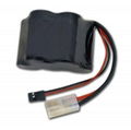 2.4V 2/3AA 300mAh cordless phone battery pack