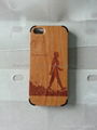 real wood + rubber case for iphone 1