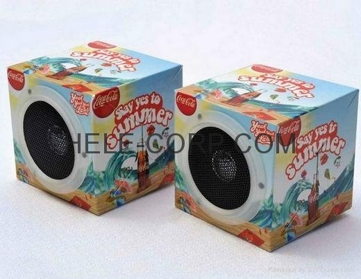2011 HOT Selling Promotion gift paper speaker  4