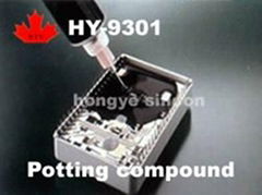 Electronic potting compound silicone