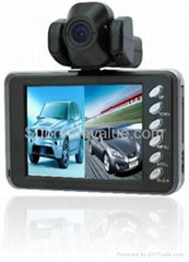 2 cameras road safety mini vehicle DVR