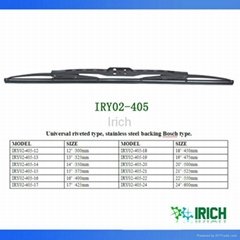 Universal riveted type bosch wiper blade with frame