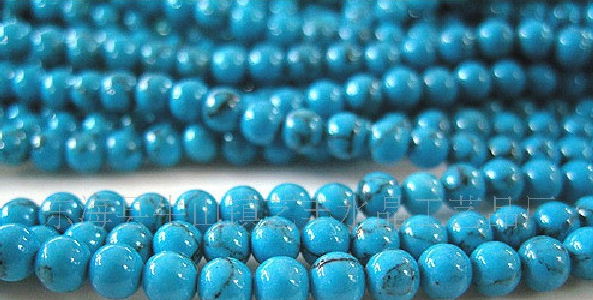 Natural crystal blue of round pearl 