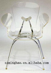  acrylic armchair