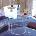  acrylic dinner table