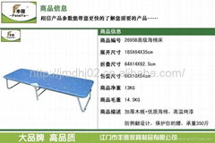 供应休闲床五金床折叠床