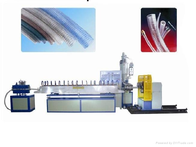 PVC Steel Wire Reinforced Pipe Extrusion Line