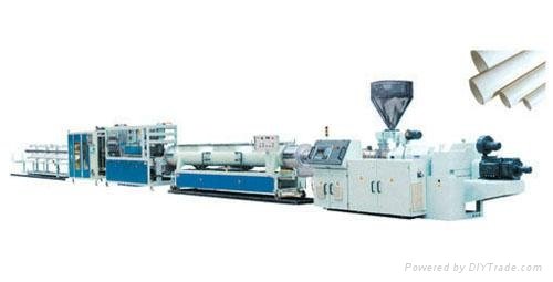PVC Steel Wire Reinforced Pipe Extrusion Line 4