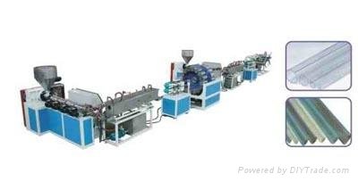 PE/PP/PVC Single Wall Corrugated Pipe Extrusion Line 4