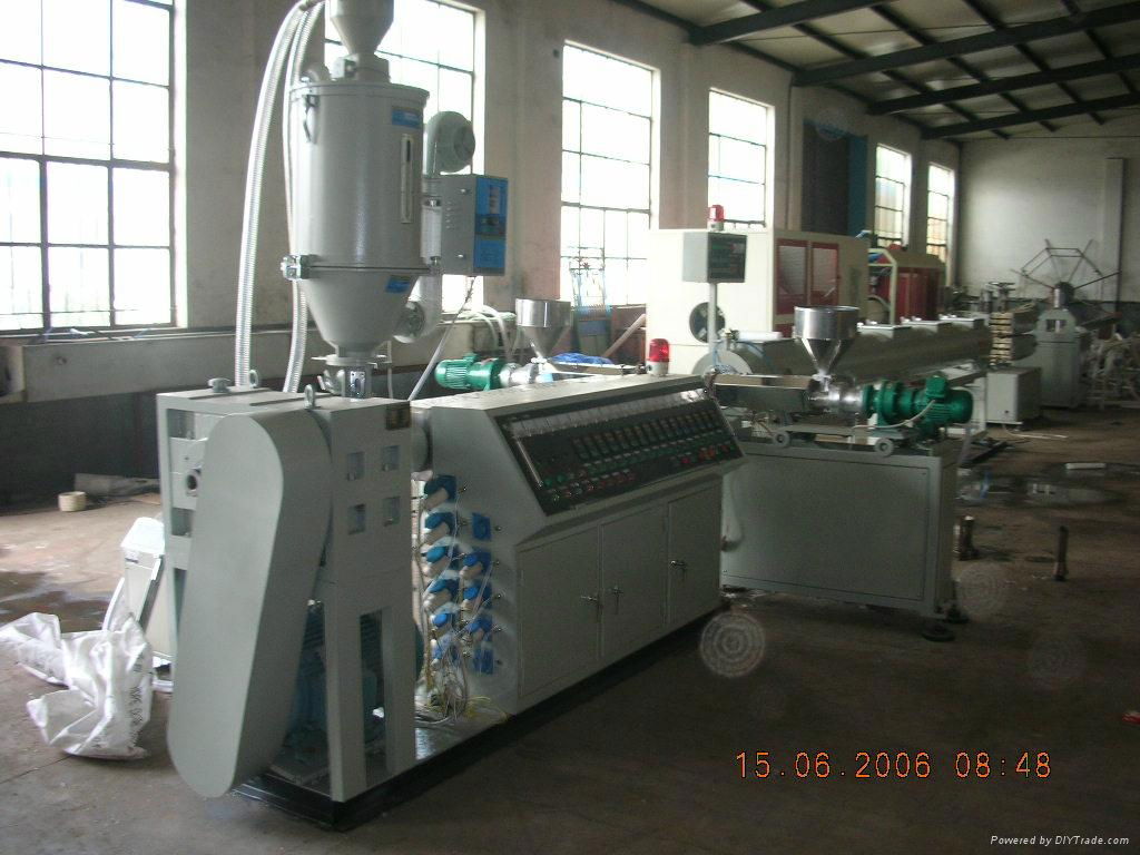 PE/PP/PVC Single Wall Corrugated Pipe Extrusion Line 5