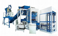 automatic construction block making machine