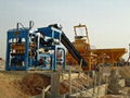 automatic cement concrete brick making