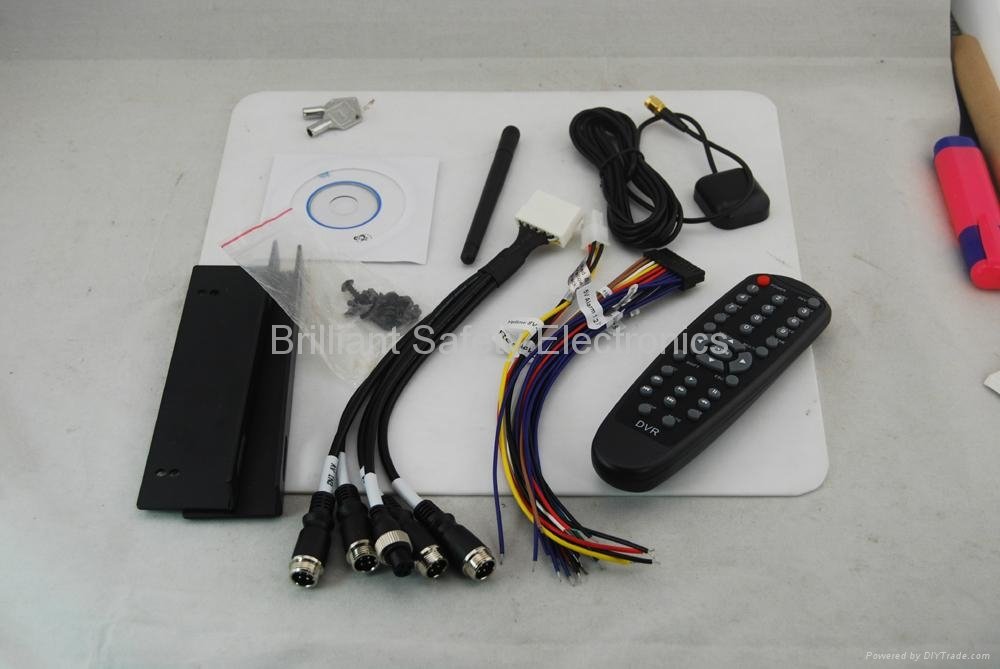 4 Channel Mobile DVR 1TB Hard disk Support with GPS and WIFI 4