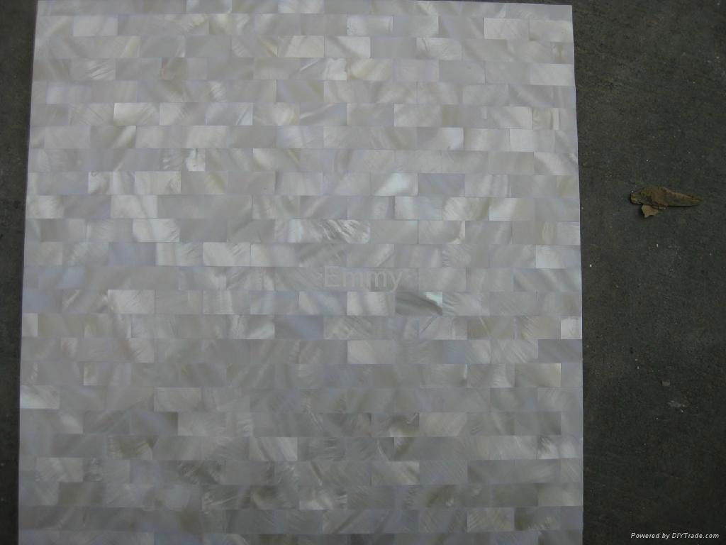 Brick River Shell Mosaic Tile