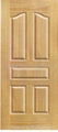 MDF/HDF Teak wood veneer molded door