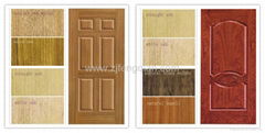 HDF/MDF teak veneer mould door skin