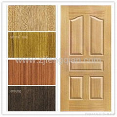 HDF/MDF teak veneer mould door skin