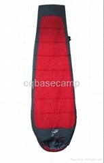 red mummy sleeping bag