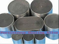 Metal honeycomb substrate