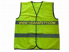 High visibility safety vest