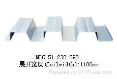 Produce YX51-230-690 steel deck floor plate