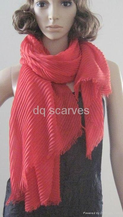 polyester fabric dyed pattern pressed scarves