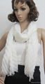 polyester fabric dyed pattern pressed scarves 3