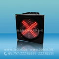 200mm One Unit Road Indication Assemblage LED Traffic Light 3