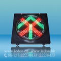 200mm 2-Unit Road Indication Assemblage LED Traffic Light 1